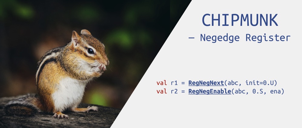 🐿️ Chipmunk - 下降沿触发寄存器 RegNeg